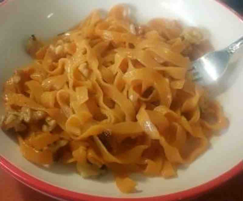 Sweet Potato Fettuccine